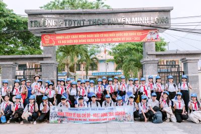 HÀNH TRÌNH VỀ ĐỊA CHỈ ĐỎ TẠI TƯỢNG ĐÀI MẸ THỨ KẾT HỢP HOẠT ĐỘNG HỌC TẬP VÀ TRẢI NGHIỆM – DẤU ẤN ĐÁNG NHỚ CỦA HỌC SINH TRƯỜNG PTDTNT THCS MINH LONG