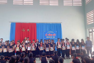 TRƯỜNG PTDTNT THCS MINH LONG TỔ CHỨC LỄ BẾ GIẢNG NĂM HỌC 2025 – 2026